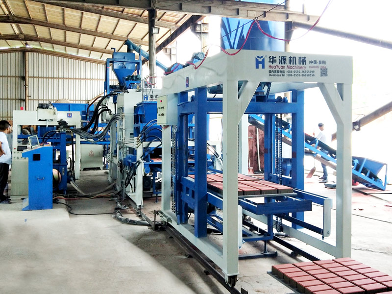 華源免燒磚機廠家  全自動水泥砌塊磚機